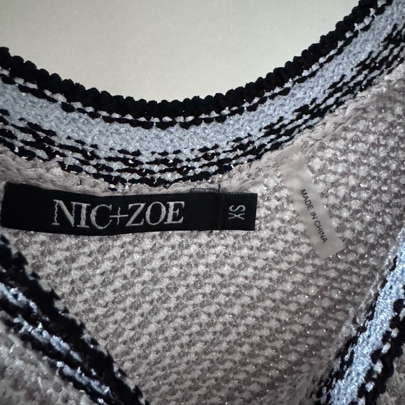 NIC+ZOE Lantana Textured Sweater Tank size xsmall - Picture 3 of 7